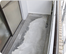 ベランダやバルコニーの雨漏り